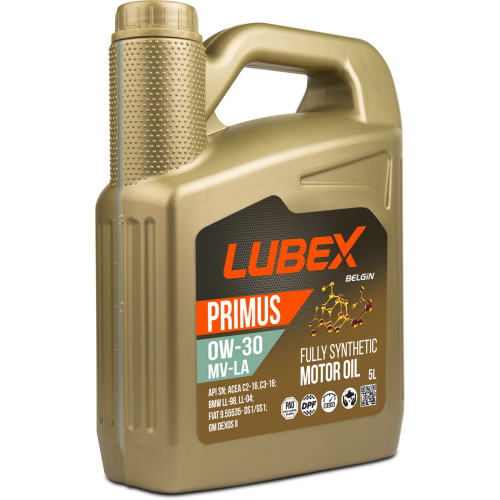 L034-1318-0405 LUBEX Синт-ое мот.масло PRIMUS MV-LA 0W-30 (5л) - 5 л