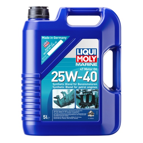 25027 LiquiMoly Мин. мот.масло д/лодок Marine 4T Motor Oil 25W-40 SM (5л) - 5 л