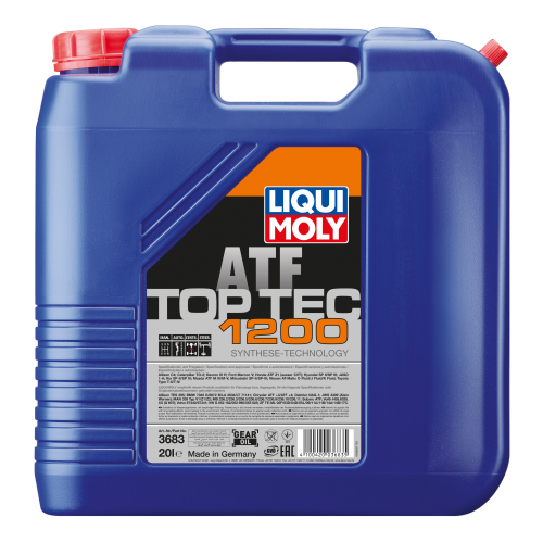 3683 LiquiMoly НС-синт. тр.масло д/АКПП Top Tec ATF 1200 (20л) - 20 л 3683 LiquiMoly НС-синт. тр.масло д/АКПП Top Tec ATF 1200 (20л) - 20 л