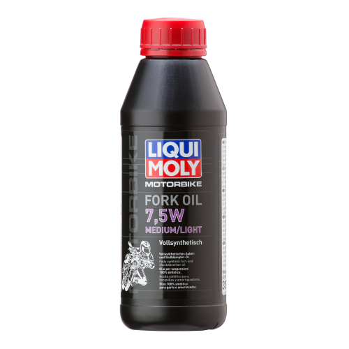 3099 LiquiMoly Синт.масло д/вилок и амортиз. Motorbike Fork Oil Medium/Light 7,5W (0,5л) - 0,5 л