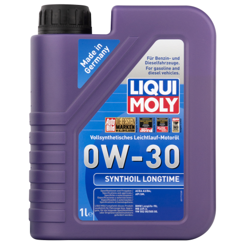 8976 LiquiMoly Синт-ое мот.масло Synthoil Longtime 0W-30 SM A3/B4 (1л) - 1 л