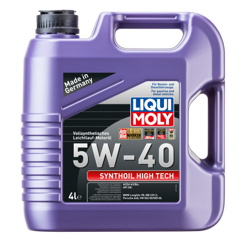 1915 LiquiMoly Синт-ое мот.масло Synthoil High Tech 5W-40 SN A3/B4 (4л) - 4 л