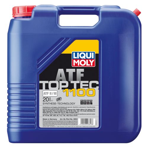 3653 LiquiMoly НС-синт. тр.масло д/АКПП Top Tec ATF 1100 (20л) - 20 л 3653 LiquiMoly НС-синт. тр.масло д/АКПП Top Tec ATF 1100 (20л) - 20 л