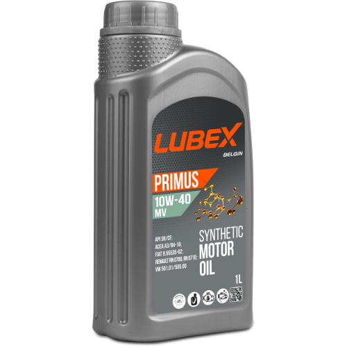 L034-1322-1201 LUBEX Синт-ое мот.масло PRIMUS MV 10W-40 CF/SN A3/B4 (1л) - 1 л L034-1322-1201 LUBEX Синт-ое мот.масло PRIMUS MV 10W-40 CF/SN A3/B4 (1л) - 1 л