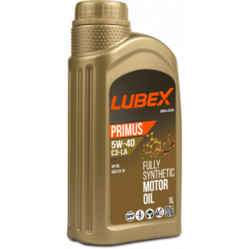 L034-1297-1201 LUBEX Синт-ое мот.масло PRIMUS C3-LA 5W-40 SN C3 (1л) - 1 л L034-1297-1201 LUBEX Синт-ое мот.масло PRIMUS C3-LA 5W-40 SN C3 (1л) - 1 л