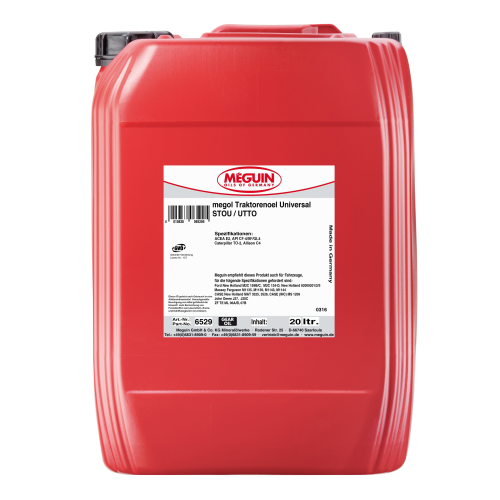 6529 Meguin Мин. тр.масло д/тракт, Megol Traktorenoel Universal STOU/UTTO 10W-30 CF-4/SF/GL-4 E2 (20л) - 20 л