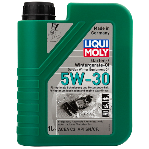 1279 LiquiMoly НС-синт. всесезон. мот.масло д/сад.техн. Garten-Wintergerate-Oil 5W-30 SN C3 (1л) - 1 л